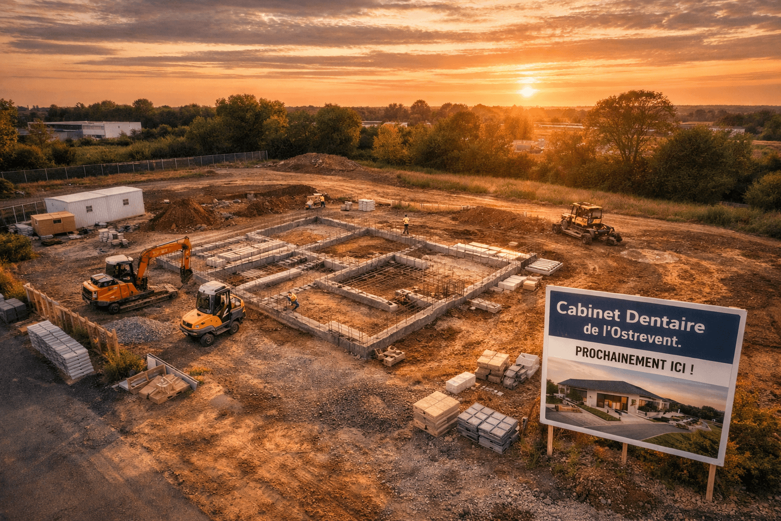 Début du chantier