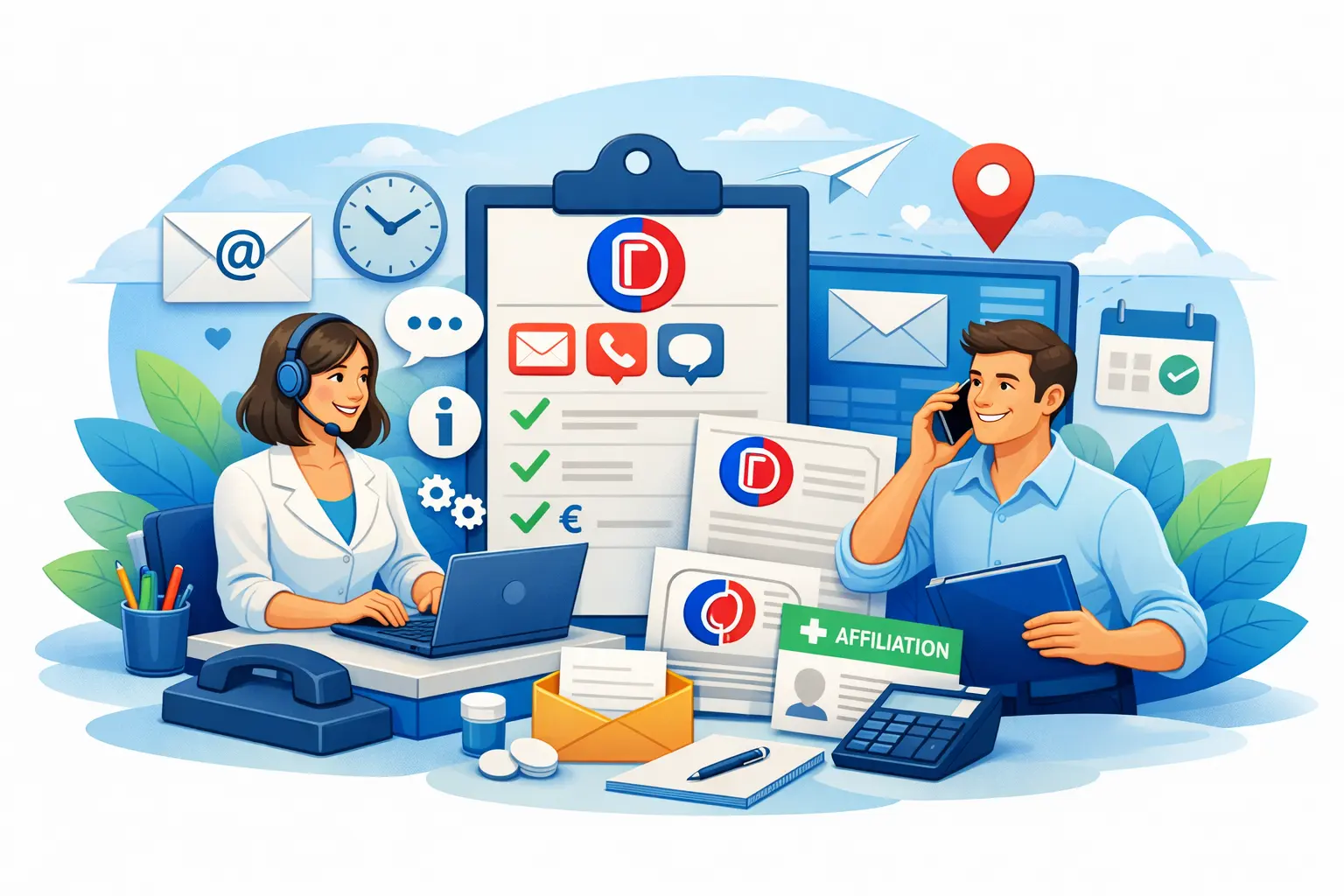 Illustration contact administration
